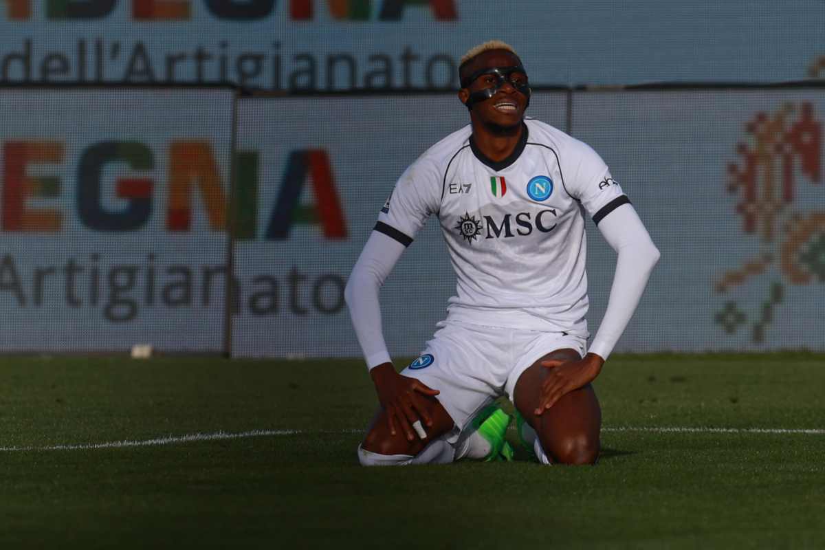 Le condizioni di Osimhen dopo Cagliari Napoli