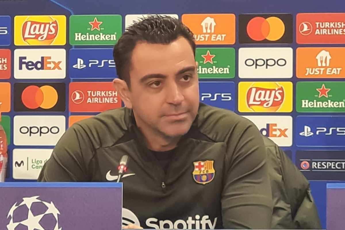 Conferenza Stampa Xavi