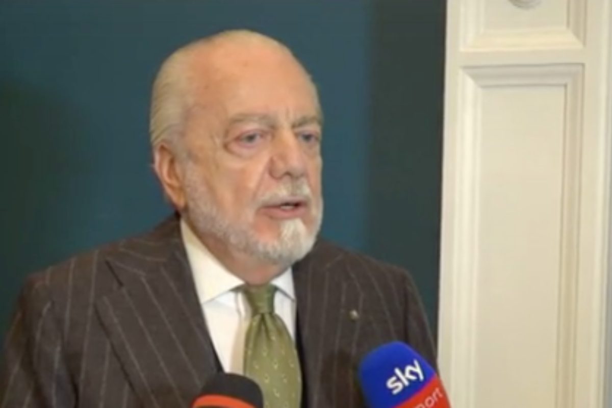 De Laurentiis annuncia i tempi del nuovo stadio