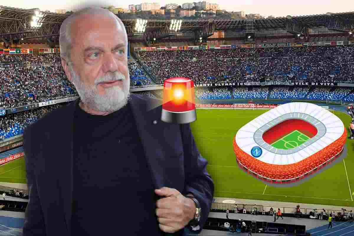 Svolta nella scelta di De Laurentiis sul restyling del Maradona o la costruzione del nuovo stadio