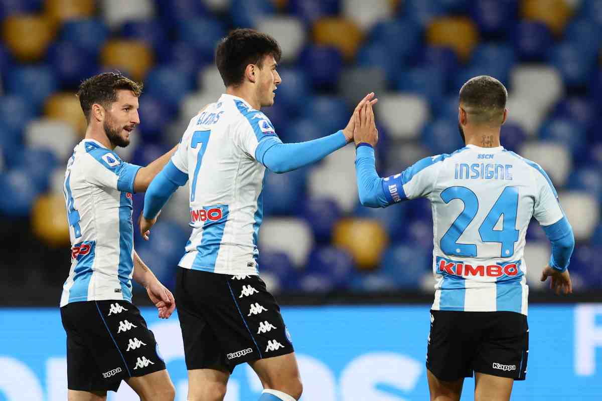 L'ex azzurro è a San Siro per seguire Inter-Napoli