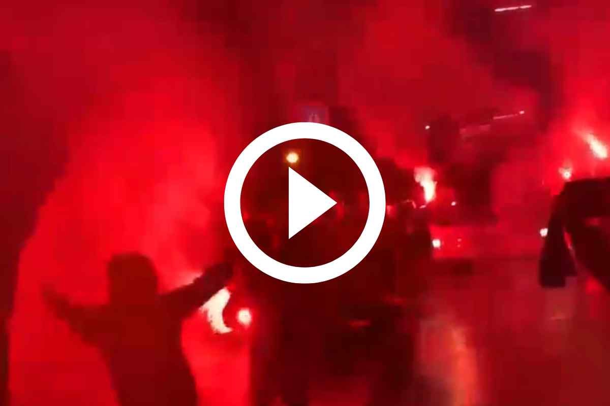 Napoli-Atalanta, i tifosi della Dea aspettano la squadra a Zingonia dopo la vittoria del Maradona