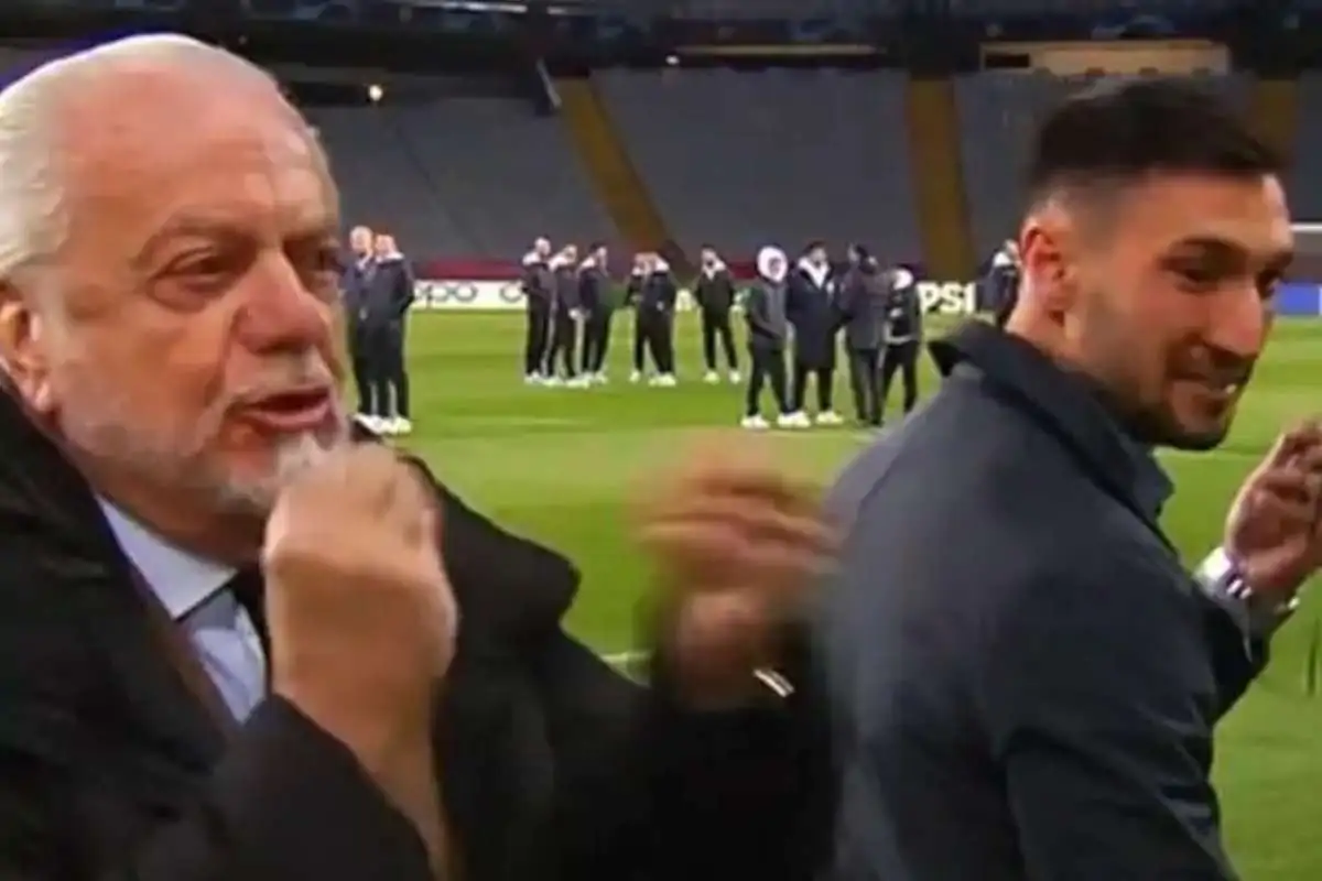 De Laurentiis contro SKY: il video dell'accaduto