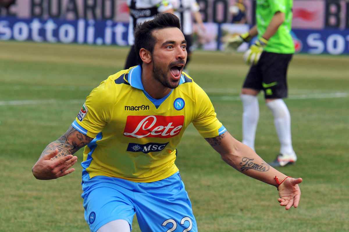 Ezequiel Lavezzi Leggenda Ssc Napoli