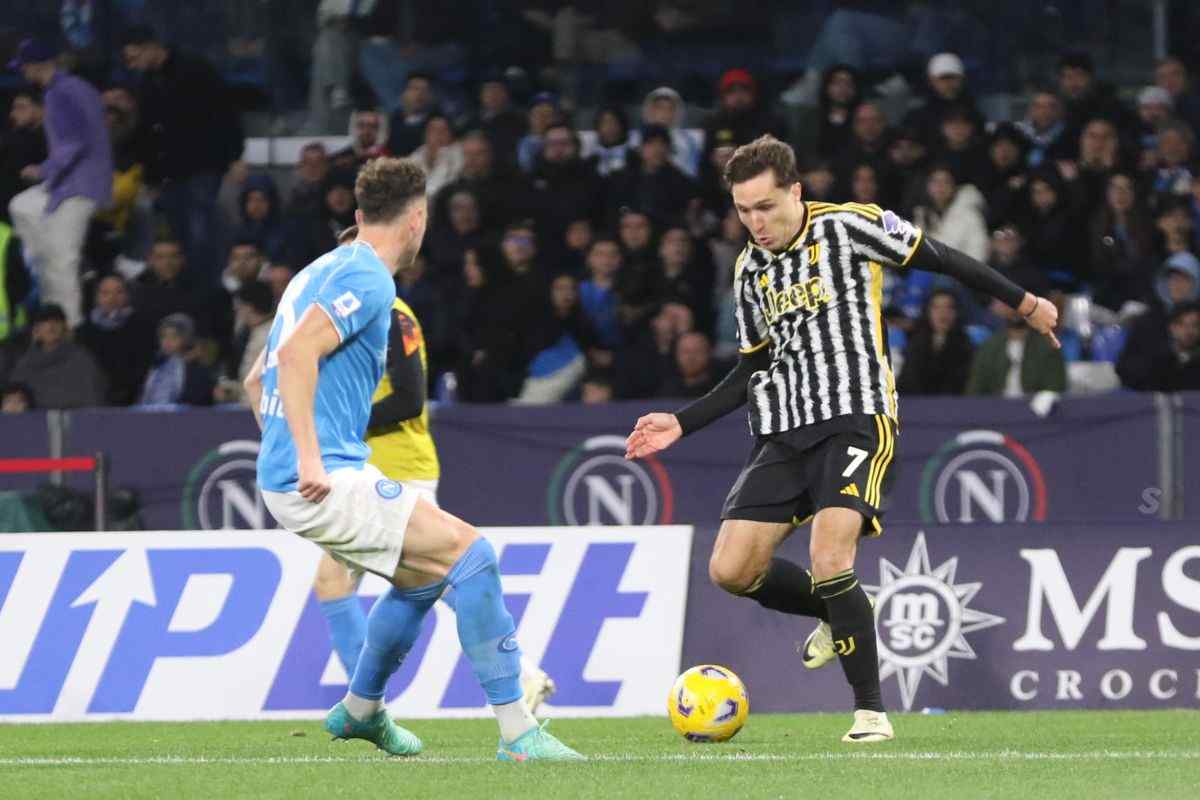 Napoli-Juventus: Calzona perde un uomo