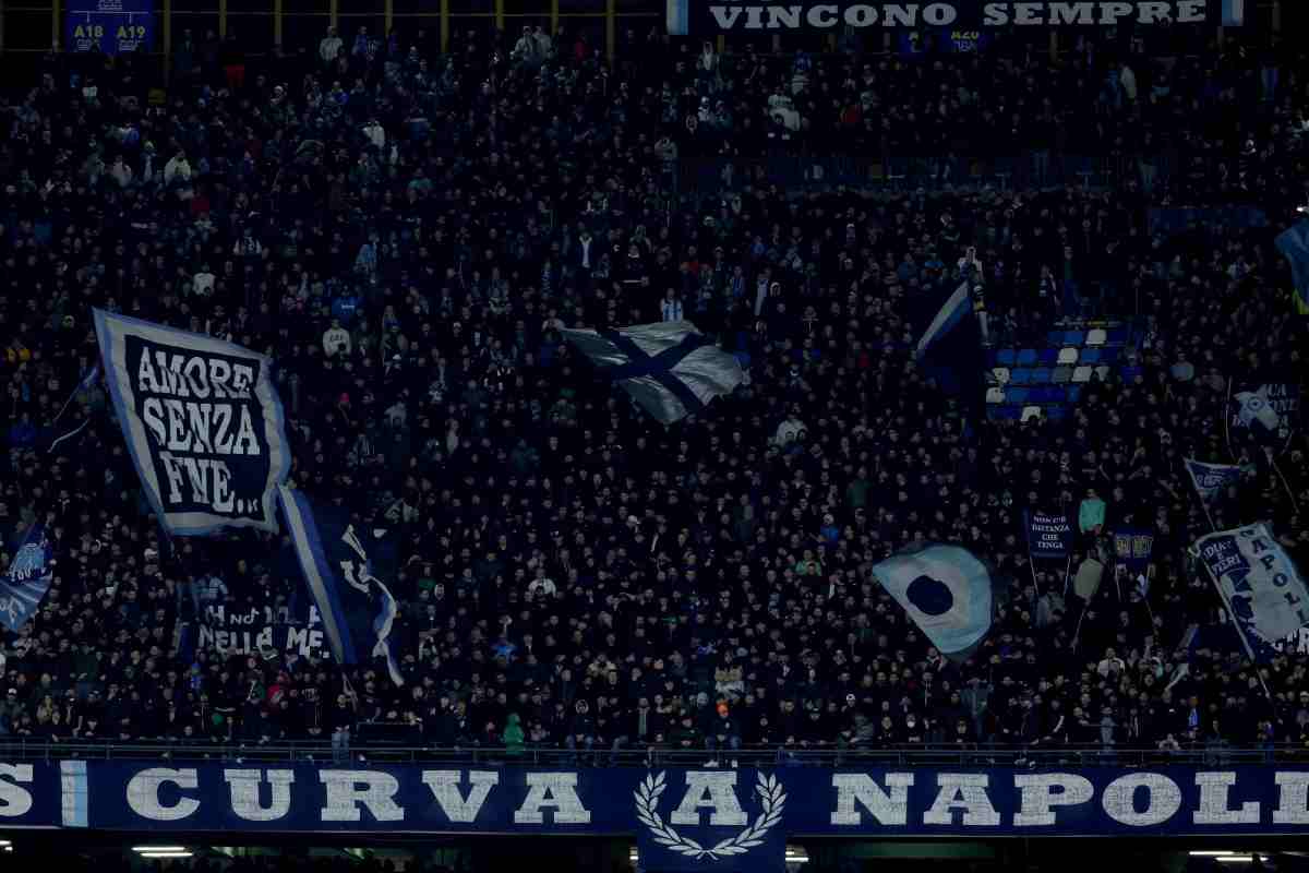 Napoli-Torino, il pubblico risponde alla grande