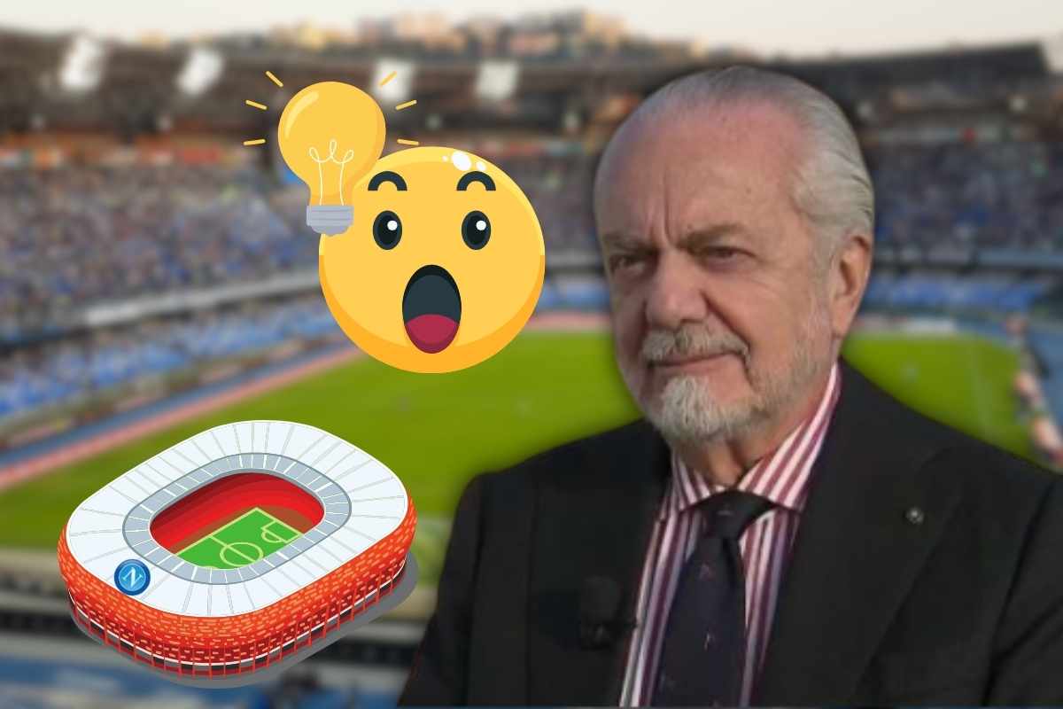 Stadio Maradona, spunta una nuova idea di De Laurentiis
