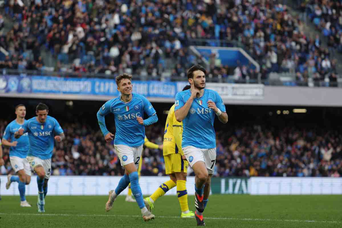 Napoli attento, il Manchester City su Kvaratskhelia