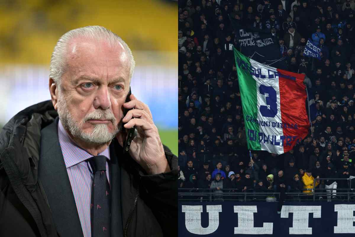 Protesta Tifosi durante Napoli Frosinone