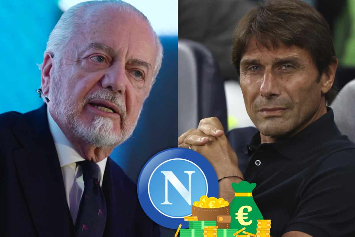 Conte al Napoli, chiesti 8 milioni: quanto offre De Laurentiis