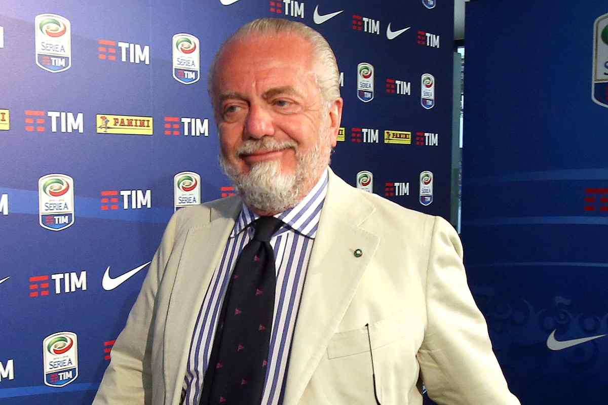 Siparietto tra De Laurentiis ed un tifoso della Juventus