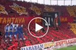 Mertens: coreografia dei tifosi del Galatasaray
