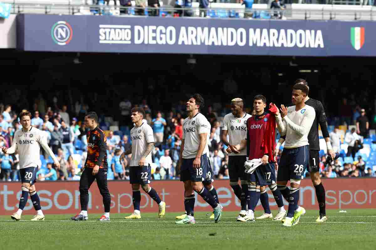 Napoli-Lecce di domenica, la reazione avuta a Castel Volturno