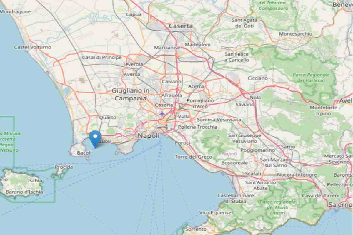 Scossa terremoto Napoli