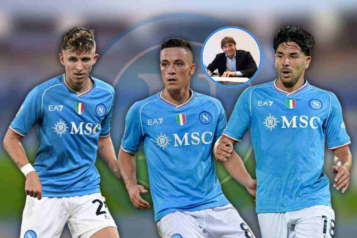 Napoli, arriva la decisione di Conte su Raspadori, Simeone e Lindstrom