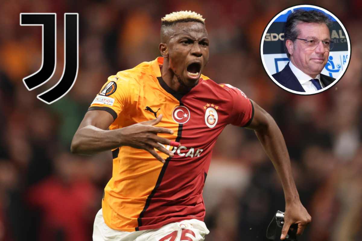 Osimhen esulta in campo