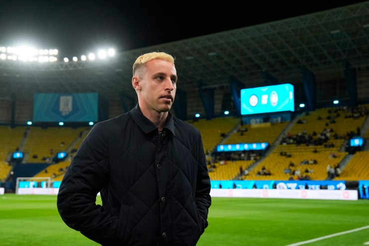 Frattesi in campo prima della partita dell'Inter