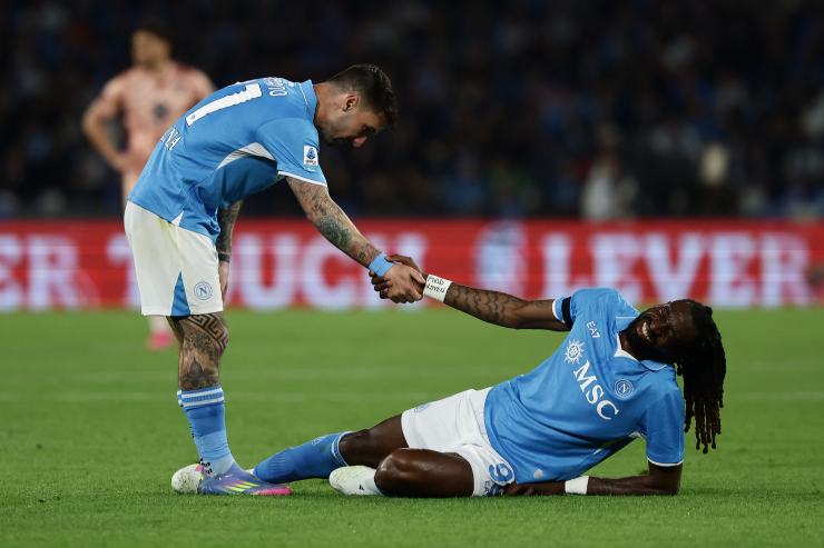 Anguissa e l'infortunio col Torino