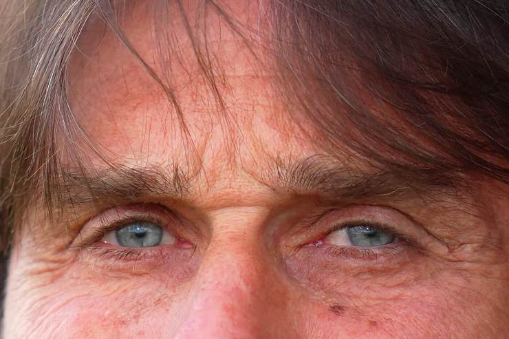 Lo sguardo di Antonio Conte 