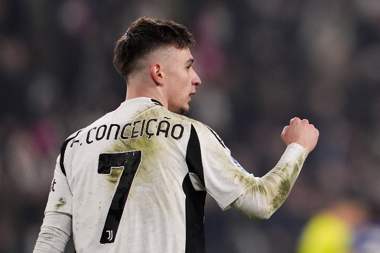 Conceicao esulta in bianconero 