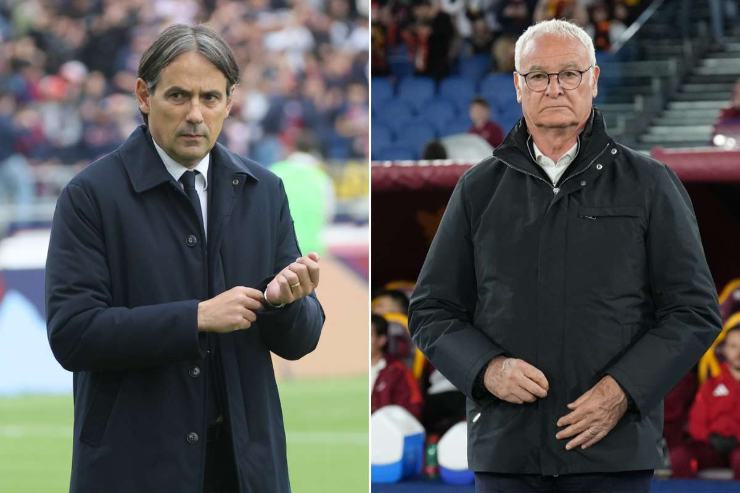 Simone Inzaghi e Claudio Ranieri