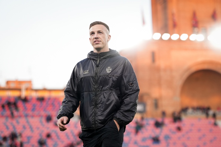 Lewis Ferguson in campo al Dall'Ara 