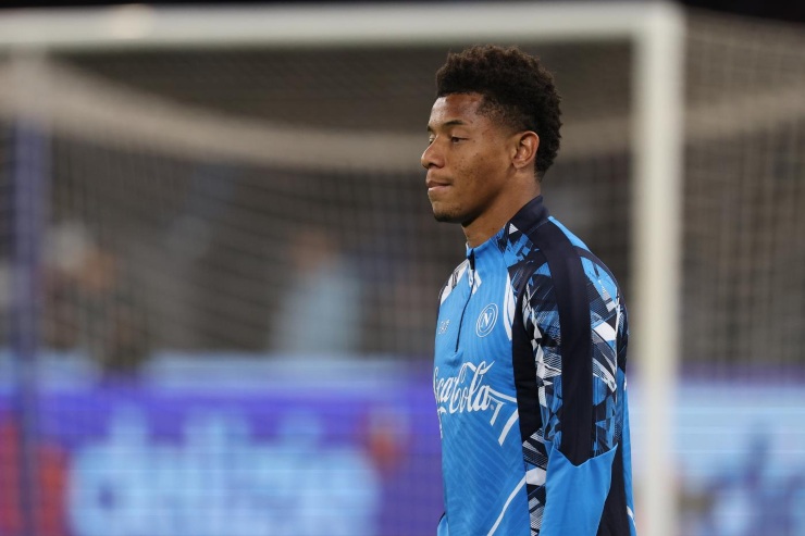 David Neres in campo al Maradona 