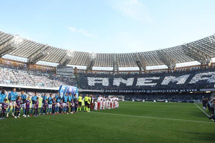 Stadio Maradona prima di una gara 