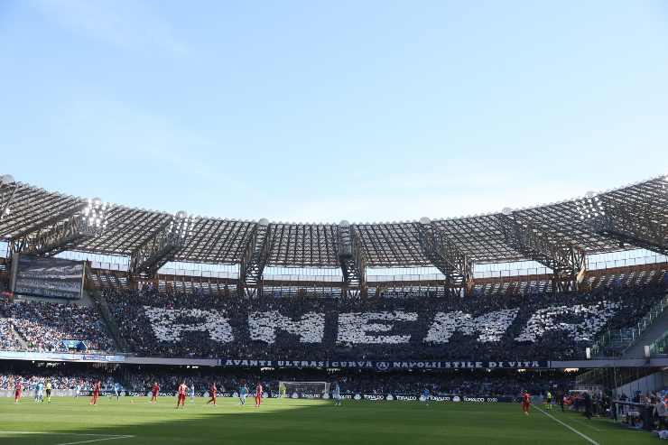 L'annuncio sullo Stadio Maradona