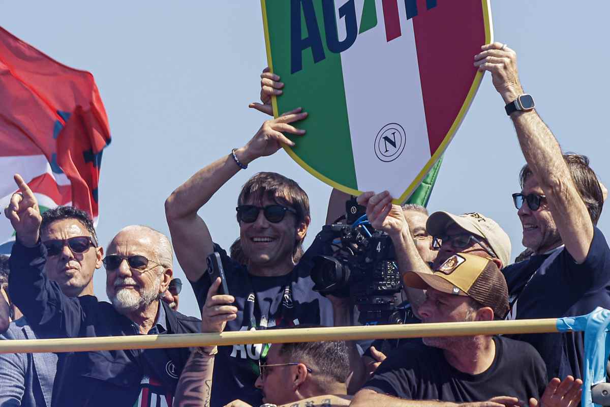 Conte e Oriali festeggiano lo Scudetto