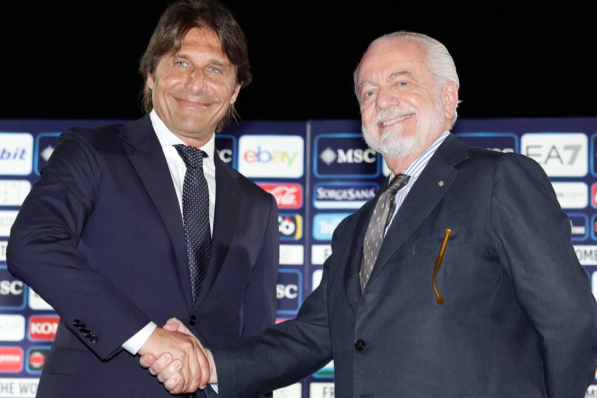 De Laurentiis con Conte