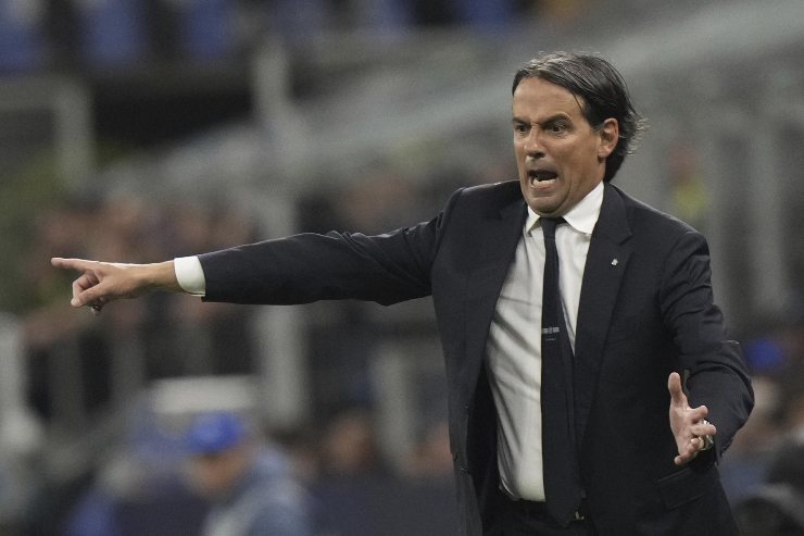 Inzaghi urla dando indicazioni
