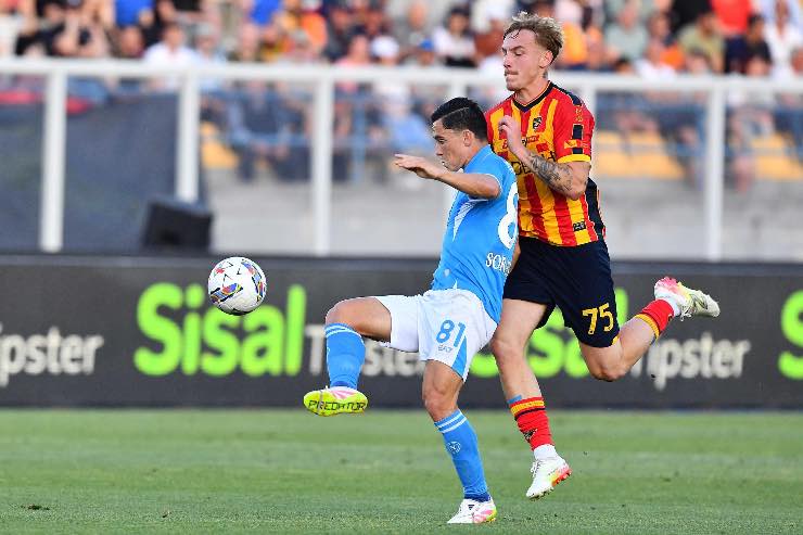 Raspadori in contrasto