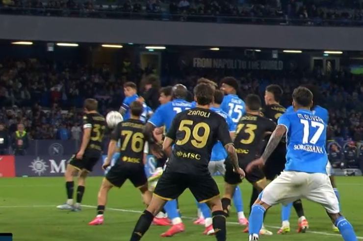 Mano di Venturino: la moviola di Marelli fa discutere