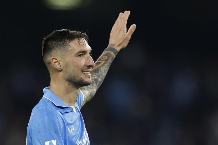 Matteo Politano parla in conferenza stampa