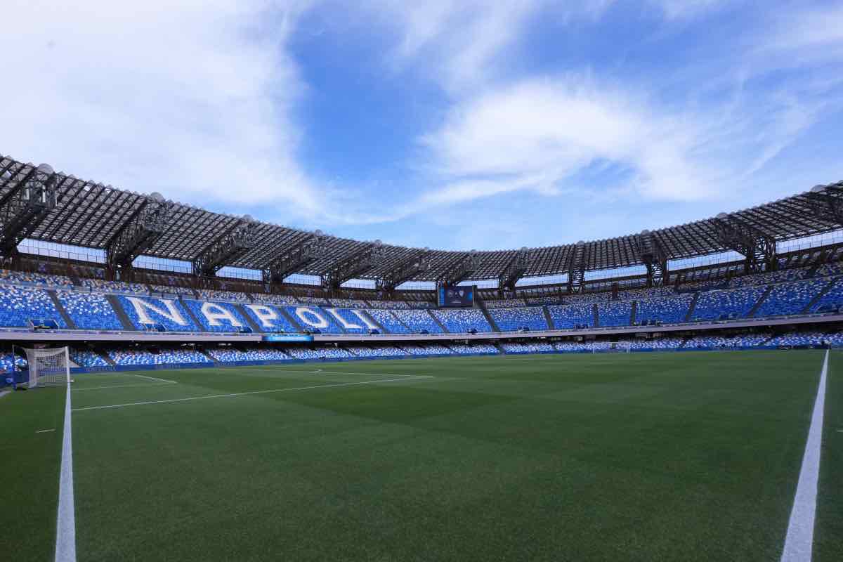 Stadio Maradona prima di Napoli-Cagliari