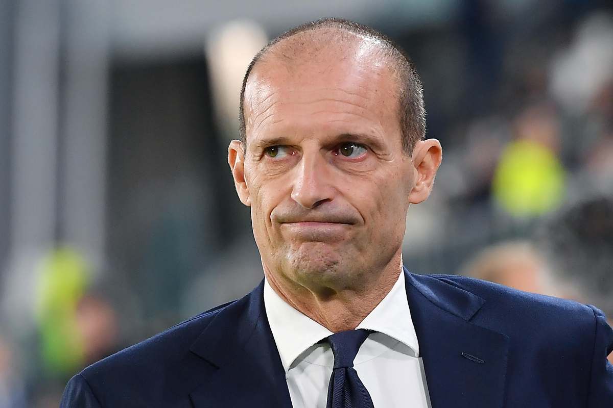 Massimiliano Allegri arrabbiato