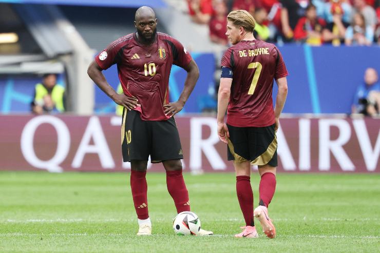 Lukaku e De Bruyne in campo