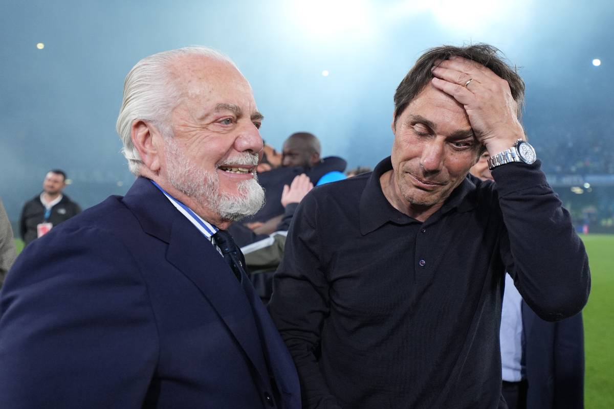 De Laurentiis "saluta" Conte?