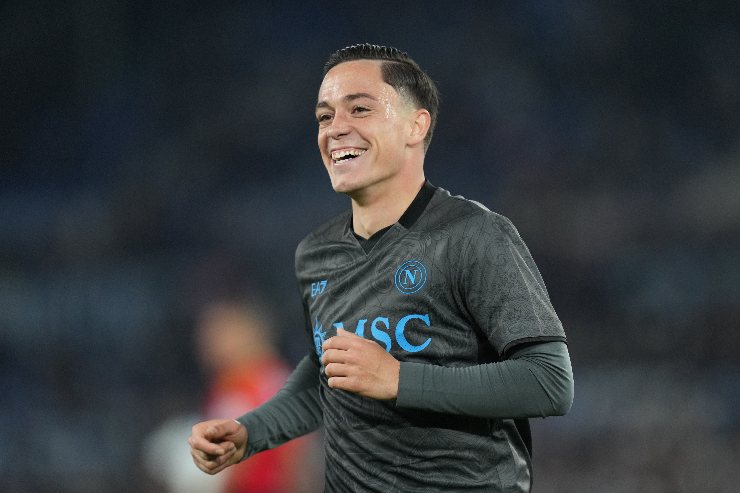 Giacomo Raspadori contento