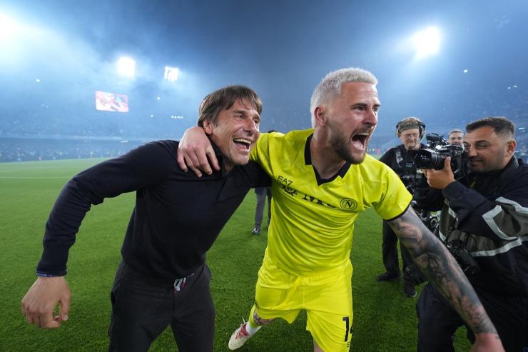 Antonio Conte e Nikita Contini