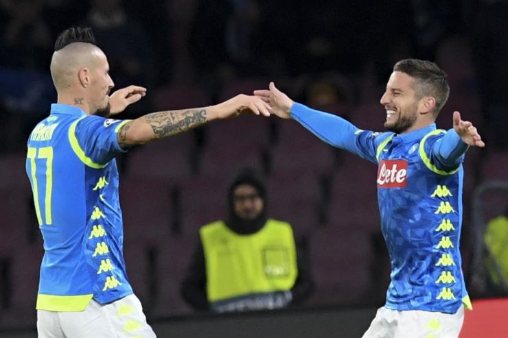 Dries Mertens e Marek Hamsik