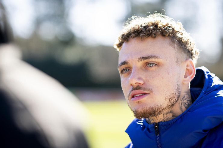 Noa Lang fuori dal campo 