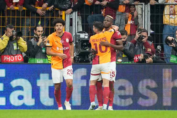 Victor Osimhen in campo