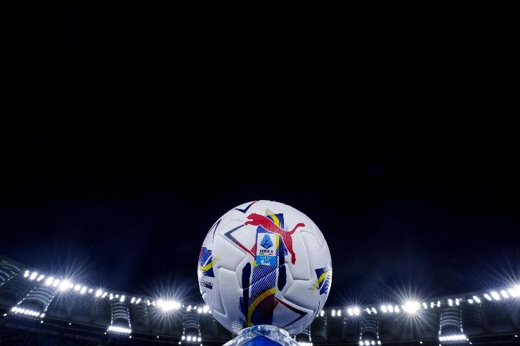 Pallone Serie A prima di una gara 