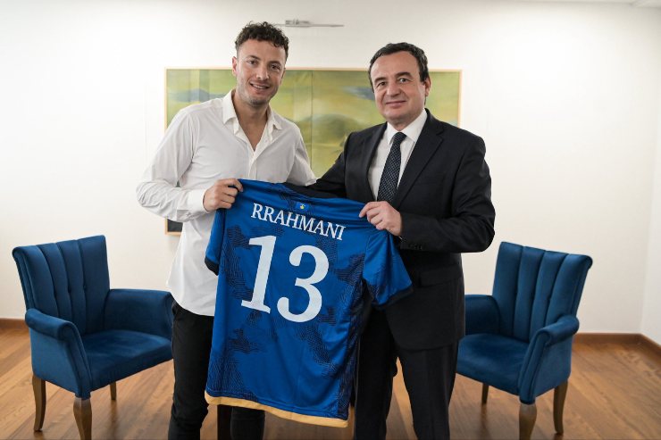 Rrahmani e il Primo ministro Kosovaro insieme