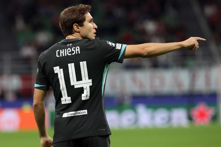 Federico Chiesa in campo