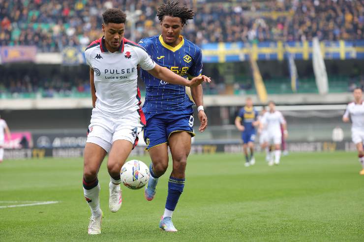 De Winter in partita vs Verona
