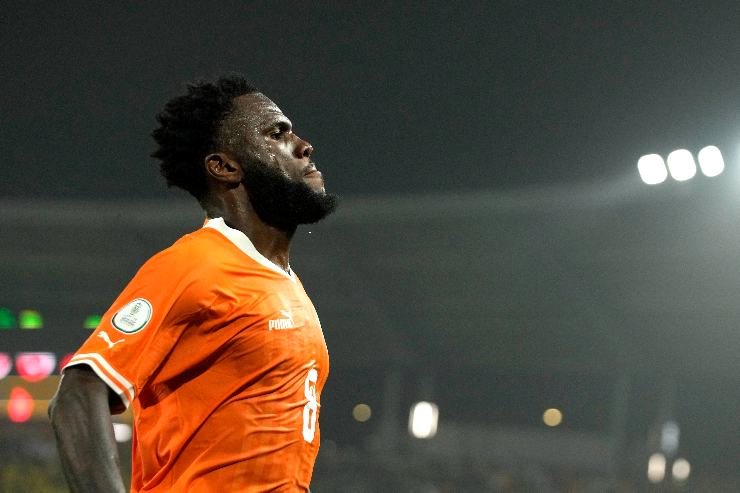 Kessié in partita con la Costa d'Avorio