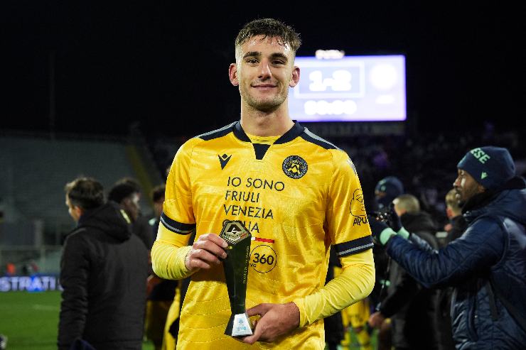 Lucca premiato Man of the Match